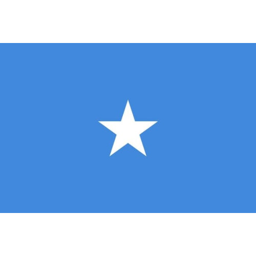 Somalia flag white background 1 piece
