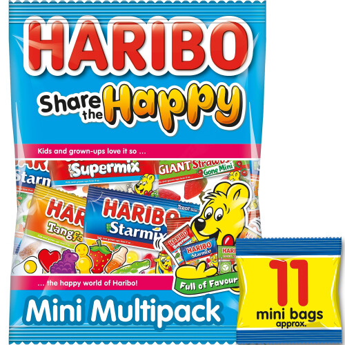 Haribo HARIBO Share The Happy Multipack Sweets Bag Black