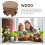 Flower Pot Base Antique Display Stand for Tea Set 2