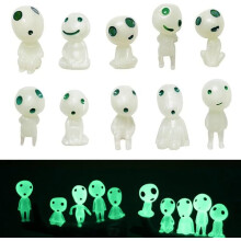 Fairy Garden Elf Statues Luminous Tree Elves 10 pcs