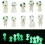 Fairy Garden Elf Statues Luminous Tree Elves 10 pcs 1