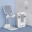 Mobile Holder Portable Desk Mount Silver 1