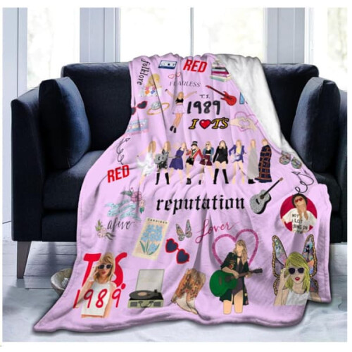 Taylor Swift fleece blanket 130x150cm