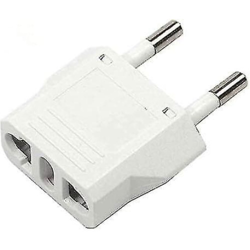Power Adapter USA/China to EU/FR White 4 pcs
