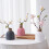 Water Ripple Plastic Vase Nordic Style 1 PC White 6