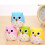 Owl-shaped plastic pencil sharpener 1 piece 5