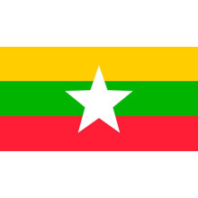 Myanmar flag national flag 1 piece