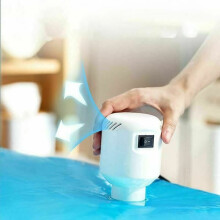 Bomba de vacío eléctrica portátil para almacenamiento de ropa (1 unidad)