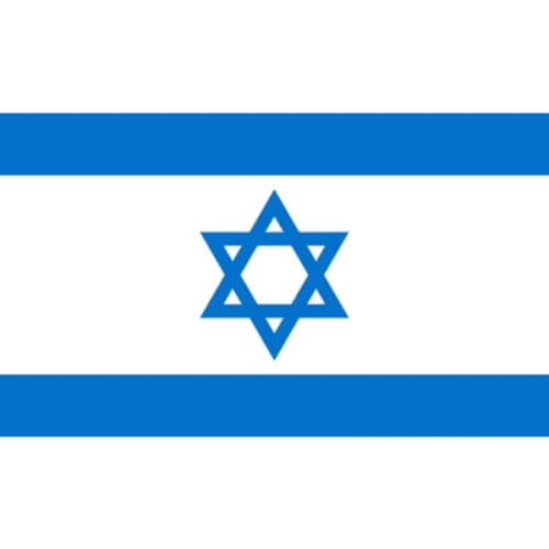 Israel flag decorative 1 piece