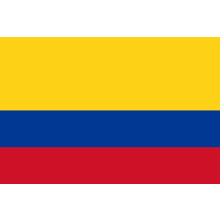 Colombian flag decorative banner 1 piece
