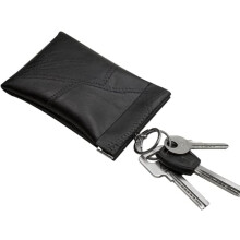 Llavero, estuche de cuero para llaves de coche, llavero colgante, riñonera, bolsillo pequeño, llavero, monedero, llavero para hombre
