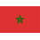 Morocco flag white background 1 piece 1