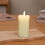 LED Flameless Candles Glass Pillar 4-Pack 5