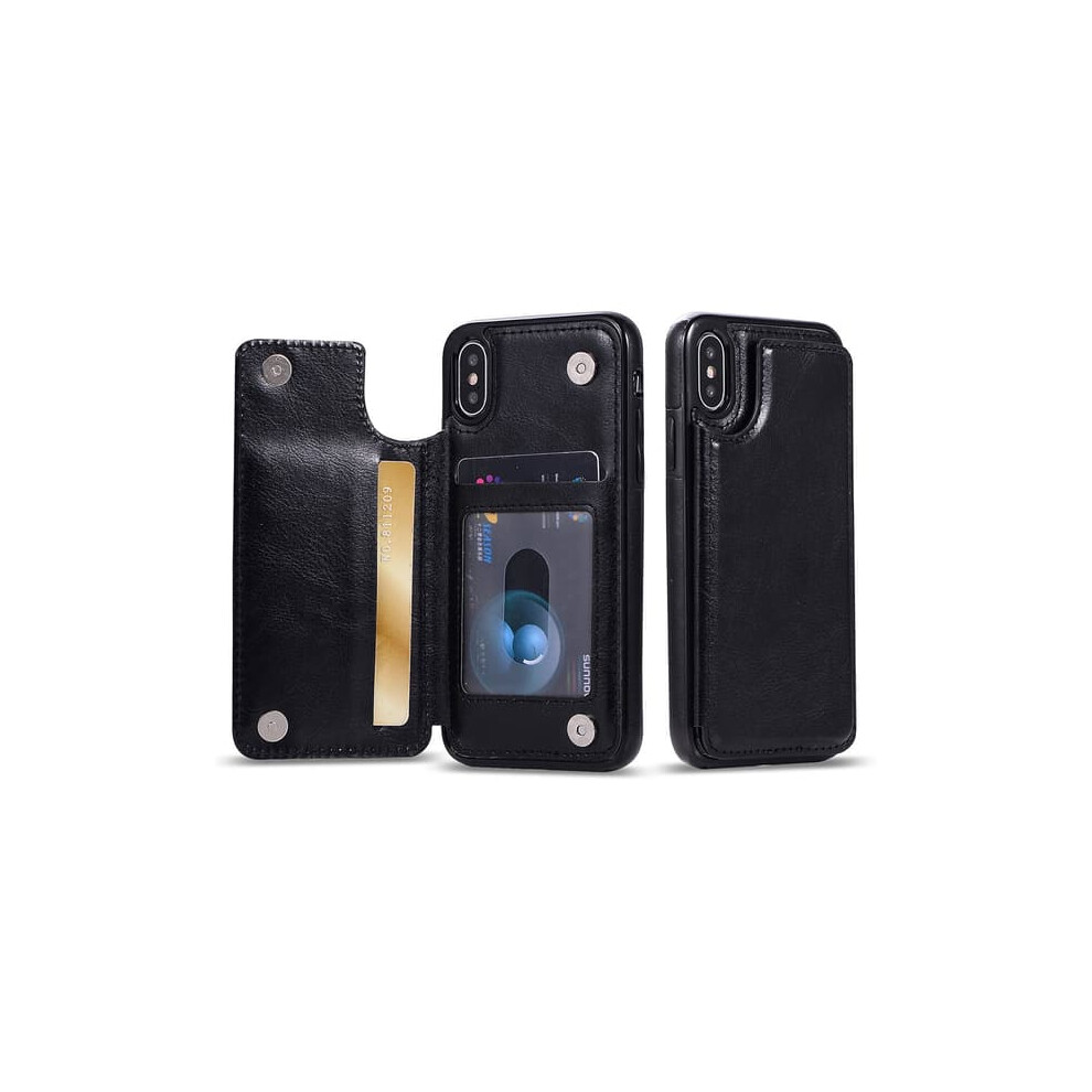 Nkobee Iphone Xr Case With Card Slots Black 962029642626