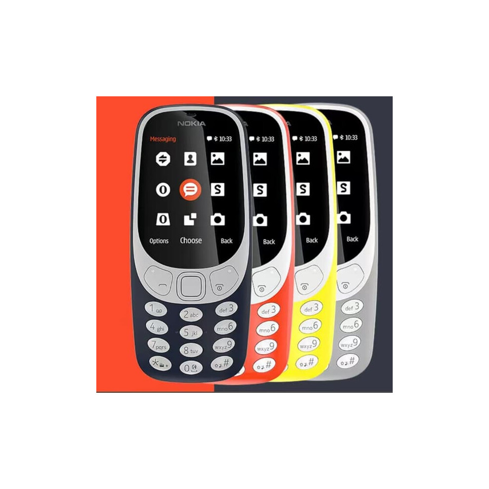 3310 Phone For Seniors Dual Sim 2.4 Inch Red 962029640691