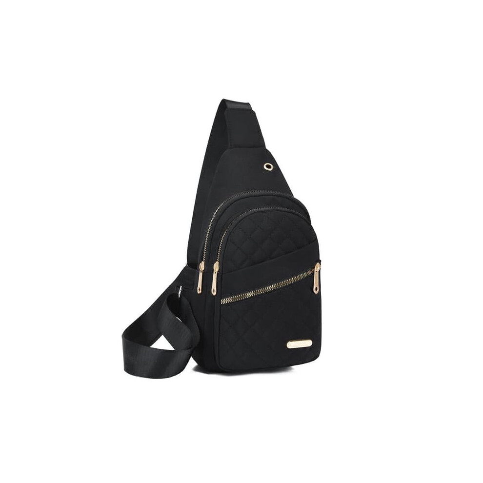 Women's Sling Backpack Small Chest Bag Black 962029632795