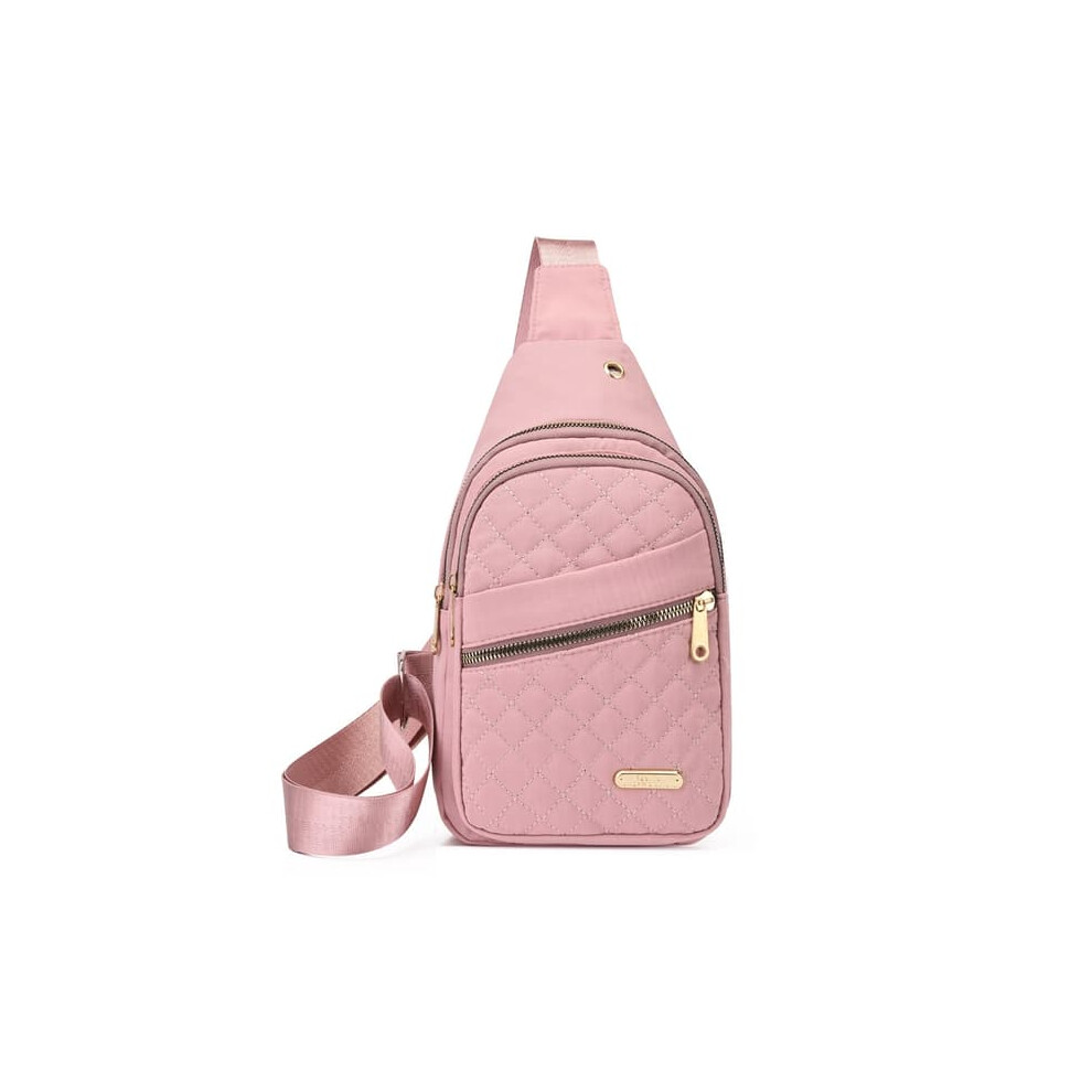 Women's Sling Backpack Small Chest Bag Pink 962029632771