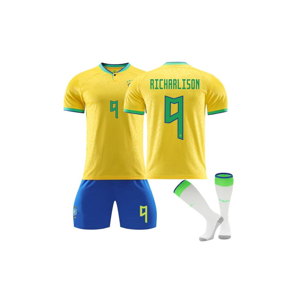 World Cup Brazil jersey set for child and adult size 22 23