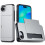 iPhone 13 6.1 inch silver sliding card wallet case 1