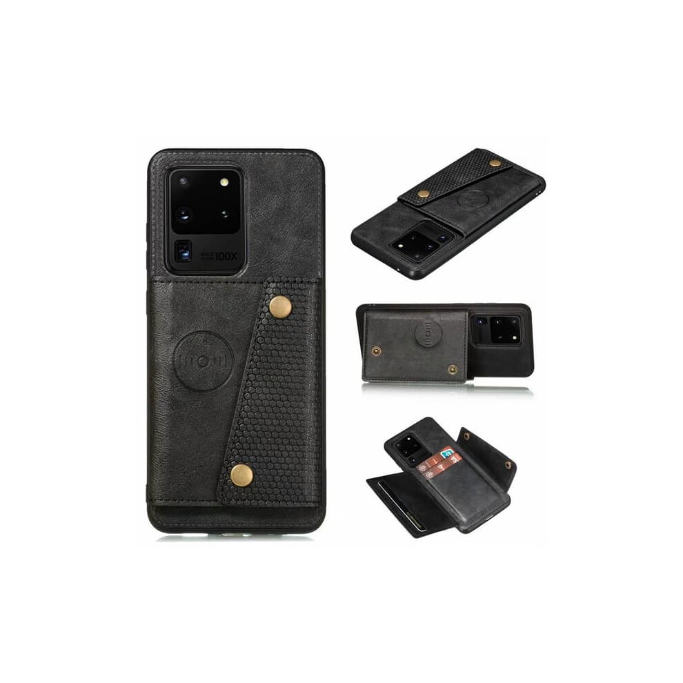 Samsung Galaxy S20 Ultra Case With Card Slot Black 962029634591