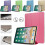 Todos os modelos compatíveis com capa/protetor/capa tripla para iPad na cor verde - Compatível com iPad Pro 12.9 2022/2021/2020/2018 1