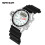 SANDA Men's Quartz Digital Dive Watch Black White 1
