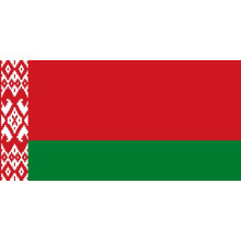 Belarus flag white red horizontal