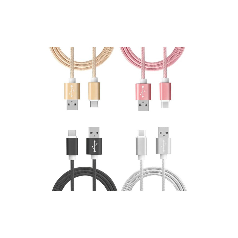 Usb-C Fast Charging Braided Cable 2M White 962029644705