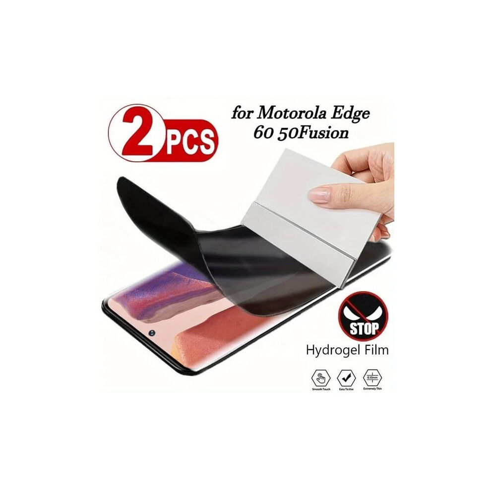 Privacy Hydrogel Film For Motorola Edge Phones 2Pcs 962029294337