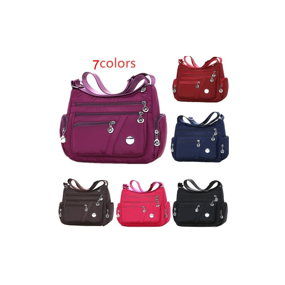 Waterproof Nylon Crossbody Handbag Dark/Blue 962029632696