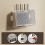 Wi-Fi Router Storage Box Plastic Light Green 1pc 7