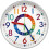 Children's Wall Clock Colorful Numbers 30 cm 1