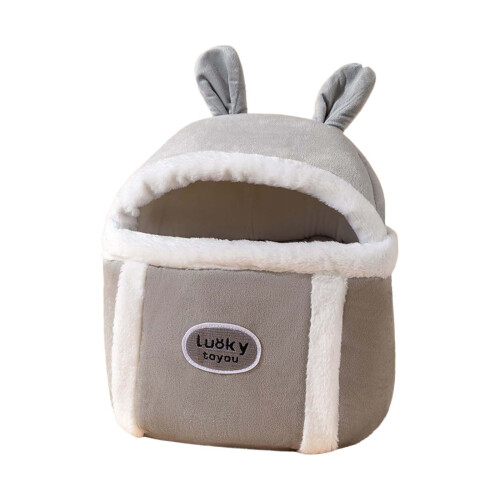 Cats Bag Winter Plush Warm Pet Carrier 1