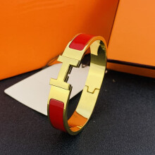 18K gold plated monogrammed stainless steel bracelet 1 pc