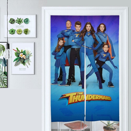 Η κουρτίνα πόρτας Thundermans, ταπετσαρία κουρτίνας πόρτας συσκότισης 34x57 ιντσών, 2