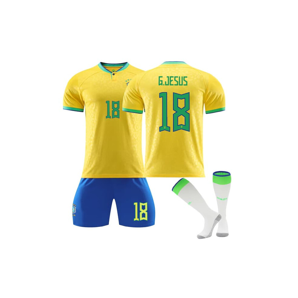 Football World Cup Brazil jersey set for child and adult