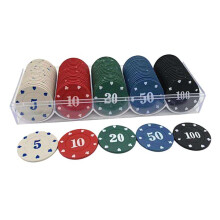 Plastic Counting Chips for Math and Poker Games 100 pcs
