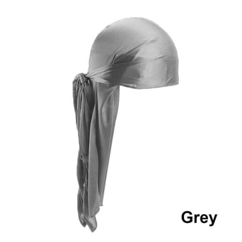 Silk Bandana Durag Grey