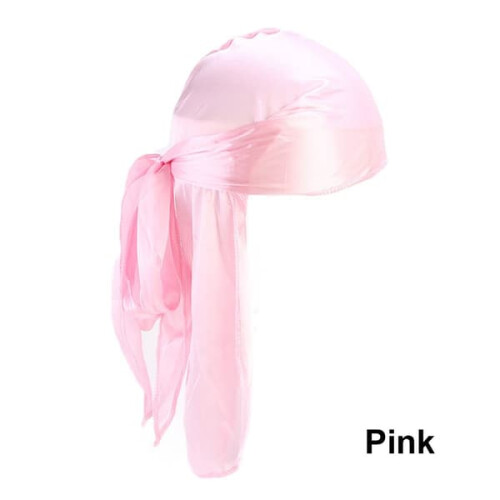 Silk Bandana Durag Pink 1 piece