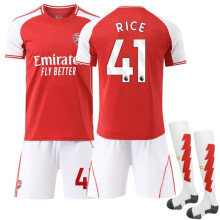 Arsenal Kids Home Soccer Jersey Kit with Socks Size 16