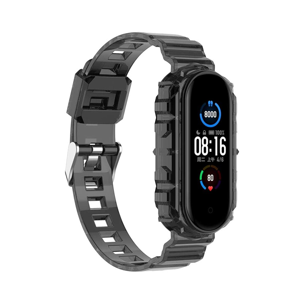 Xiaomi Mi Band 7/6/5 Smart Watch Strap Transparent Silicone 962029646235