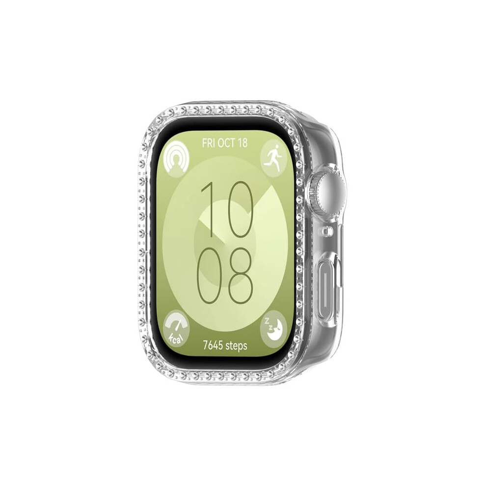 Huawei Watch Fit 3 Case Transparent Diamond Pc Protective 962029309956