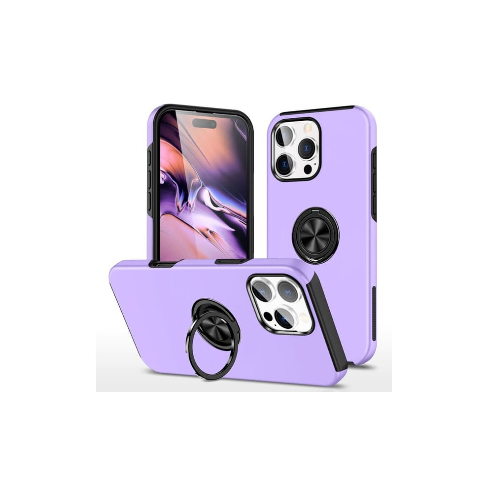 Iphone 16 Pro Case With Ring Holder And Kickstand Purple 962029310396