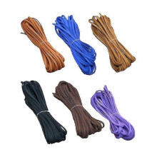 Artificial Leather Jewelry Cord 3mm  5m  6 pcs