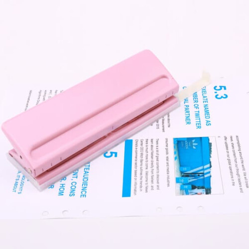 Binding Paper with Adjustable Steps 6-Hole A4/A5/A6/B7