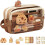Capybara pencil case and paper bag with compartments 1