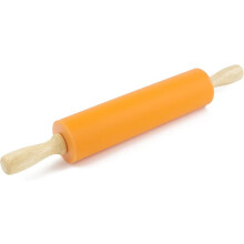 Rolling Pin Non-Stick Silicone with Wooden Handle 30 cm