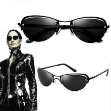 The Matrix Trinity cosplay glasses metal frameless unisex