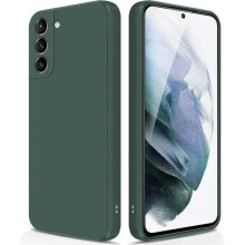 Ag luí le Samsung S23Cás Glas Rubairithe Neamhlonrach Cosanta Ceamara Leachtach - Glas