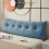 Wedge Pillow for Head Support Blue 150x40x12cm 1
